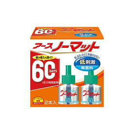 アース製薬 アース ノーマット 60日用 取替えボトル 無香料 2本入 (4901080120113)