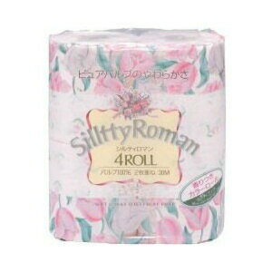 【送料込・まとめ買い×8個セット】四国特紙 シルティロマン フレグランス トイレットペーパー 香り付 30m×4ロール ( ダブル ) パルプ100% ( 4901733310205 )