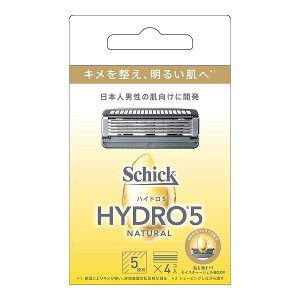 Schick シック ハイドロ5 ナチュラル 替刃 4コ入
