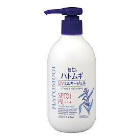 【送料込・まとめ買い×3個セット】熊野油脂 麗白 ハトムギ UVミルキージェル 250ml (4513574027732)l