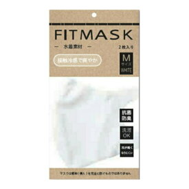 【送料込】ニッキー 990-001 FIT MASK マスク ホワイト M 2枚入 1個