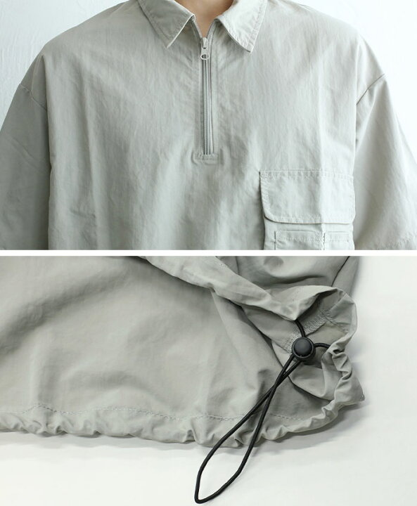楽天市場】【SALE30％OFF】ハーフジップ シャツ トップス メンズ 半袖 