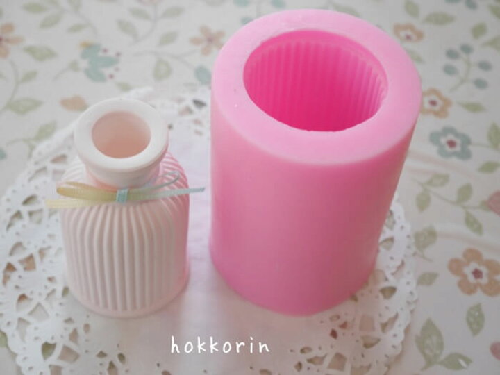 楽天市場 シリコンモールド 花瓶 ビン 容器 入れ物 アロマストーン レジン インアリウム クリアリウム エポキシ樹脂 石膏 Myrtille Craft 楽天市場店