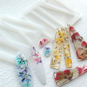 シリコンモールド レジン バレッタ ヘアピン ヘアアクセサリー 2点セット レジン型 UVレジン LEDレジン エポキシ樹脂 ハンドメイド クラフト用 型枠