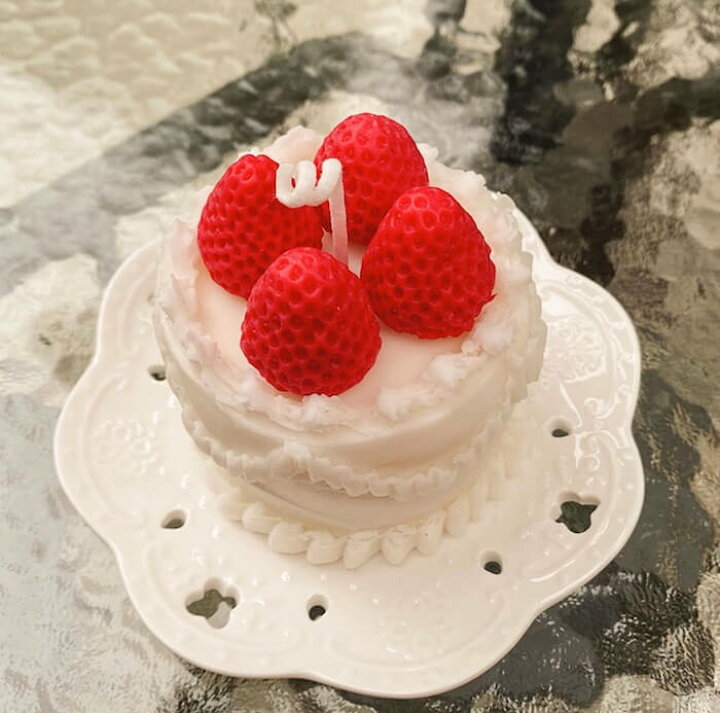 楽天市場】キャンドル モールド ケーキ 生クリーム ホールケーキ 