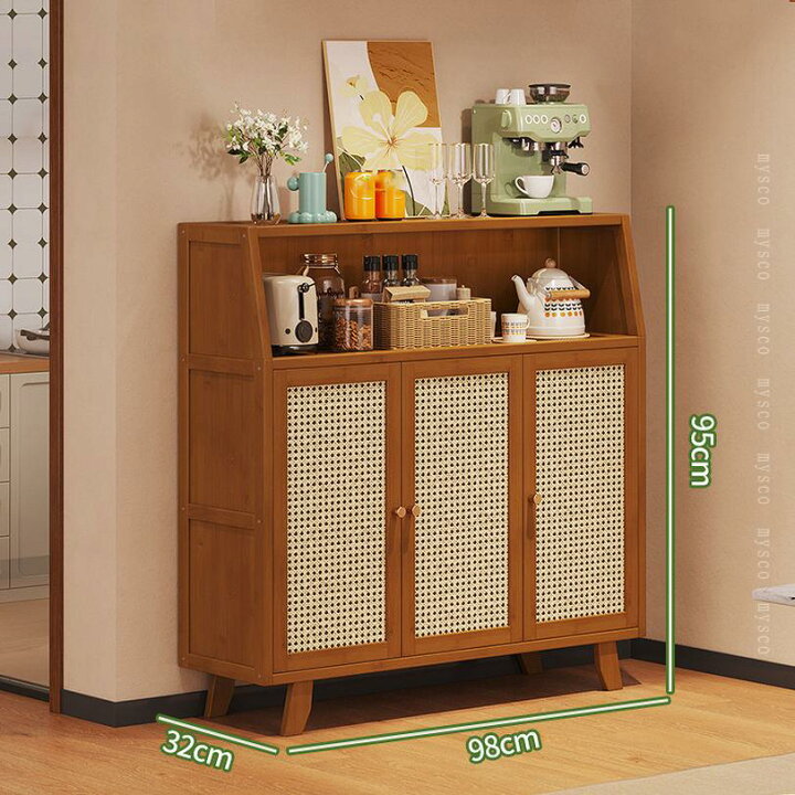 楽天市場】1000円OFFクーポン キッチンボード 98cm 棚レンジボード 