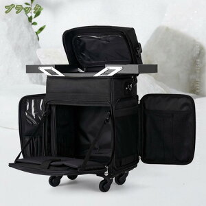 メイクボックス キャスター付き メイクキャリーケース ファッション 大容量 プロ 化粧箱 収納ケース 簡単に開閉できる 耐久性 多機能 収納ボックス トロリー キャスター付き化粧ケース コ