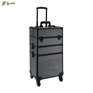 キャスター付き化粧ケース 大容量 化粧台 化粧ポーチ 業務用 化粧ケース 薬箱 宝石箱 美容師 化粧道具 キャリングケース 務用 出張に便利 収納ボックス メイク箱 プロ 収納ケース ロック付