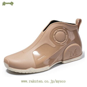 レインシューズ メンズシューズ レインブーツ 雨靴 ショートブーツ 防水 撥水 ショート 滑り止め PVC 軽量 無地 歩きやすい 梅雨対策 雪の日 豪雨 通勤通学 春靴 カジュアル ワーク 履きやす