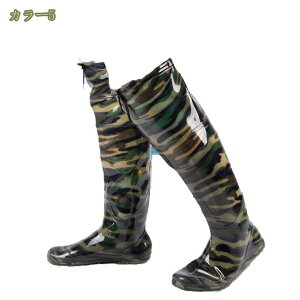 レインシューズ ロング レインブーツ 折りたたみ 防水 防滑 長靴 防水ズボン 防水長靴 川 海 浅瀬 田植え 漁業 水仕事 完全防水 雨天 ロングブーツ 軽量 歩きやすい 作業靴 ニーハイブーツ mys