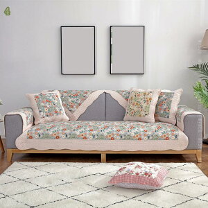ソファーベッド マルチカバー 夏用 替えマルチカバー 北欧 ルームマット かわいい シンプル リビング かけるだけ 花模様 ソファカバー 小さめ コットン 肘付き ソファーソファーベッド ソフ