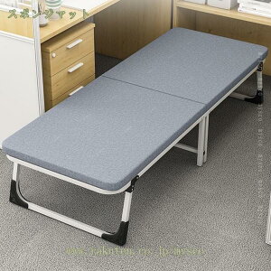 2000円OFFクーポン 折りたたみベッド コンパクト収納 シングル 軽量 簡易ベッド 簡単設置 耐久性 来客 室内 昼寝 休憩 昼休み 安定 持ち運び便利 省スペース しっかり支えて 簡単収納 二つ折り