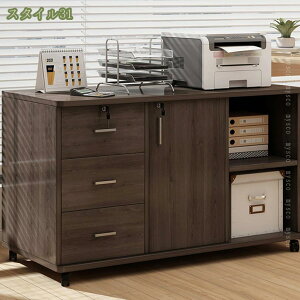 サイドテーブル テーブル 机 コンパクト ナイトテーブル 引き出し付き デスクワゴン キャスター付き プリンター台 サイドワゴン オフィスワゴン キャビネット 袖机 プリンターラック要組立