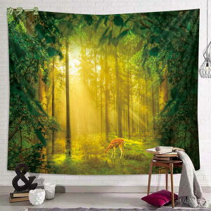 タペストリー おしゃれ 風景 壁飾り 美しい ピンク花の小路 花の木 和風 インテリア 窓カーテン 模様替え 春の雰囲気 パイル生地 多機能 背景布 新居祝いギフト mysco