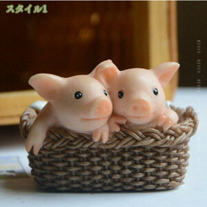 ぶたの置物 ぶた 車の置物 豚 ギフト お返し 置物 インテリア ガーデニング ガーデンオーナメント 贈り物 ブタ 好き な 人 へ の プレゼント ポリ樹脂製 女性 可愛い 彼女 結婚記念日 転居 最