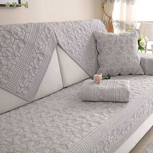 北欧 ソファーカバー 綿 シェニール 四季通用 滑り止め 厚手 フラワー柄 キルティング 肘なしと肘付きソファーとも適用 出窓 室内マット シンプル 室内マット 正方形 長方形 マルチカバー