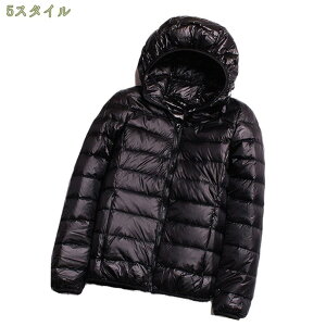 ダウンコート レディース ウルトラ 薄型 軽量ダウンジャケット ショートコート 春秋冬 ライトダウン フード付き 冬アウター 着痩せ 無地 通勤 ゆったり ゆったり シンプル 秋冬 オフホワイ