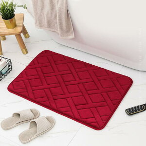 バスマット お風呂マット玄関マット 足ふきマット 台所マット 速乾 丸洗い 吸水 快適 洗面所 玄関 キッチン 低反発 クッション ソフト 滑り止め付き ラクラク サラサラ 脱衣所 ドア 玄関 バ