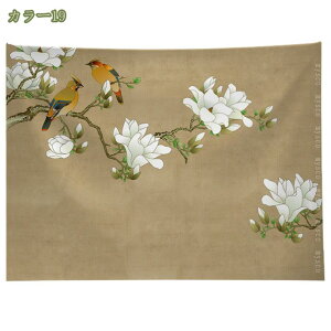 中国風壁飾り 壁掛け インテリア アンティーク 国風 花と鳥 おしゃれ タペストリー レトロ 梅の花 ギフト フラワー 花畑 室内 引っ越し祝い リビング 玄関 寝室 カフェ かわいい ヴィンテー