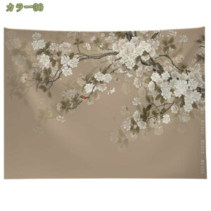 中国風壁飾り 壁掛け インテリア アンティーク 国風 花と鳥 おしゃれ タペストリー レトロ 梅の花 ギフト フラワー 花畑 室内 引っ越し祝い リビング 玄関 寝室 カフェ かわいい ヴィンテー