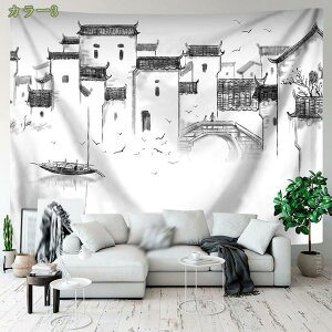 古典的なスタイルのタペストリー 梅の花 スズメ インテリア デコレーション 花と鳥 自然風景 ファッション壁掛け装飾 多機能パターン アンティーク カーテン 子供部屋 ショップ 食料品 パ