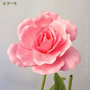 フェイクフラワー 大型 バラ造花 ローズ ジャンボ アートフラワー デコレーション 花束風 おしゃれ 真紅 ローズレッド ピンク パープル ブルー オレンジ シャンパンカラー 純白 美陳 店舗用