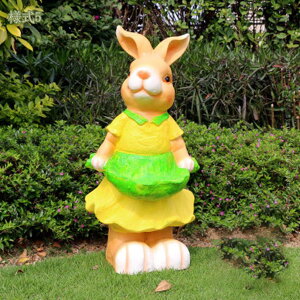 ガーデニング 置物 ガーデンオーナメント うさぎ オブジェ 動物 ガーデニング雑貨 可愛い 園芸用品 屋外 ベランダ 防水 耐久性 ホーム 家の装飾 デコレーション 花壇 玄関 アウトドア 庭の彫