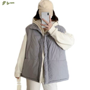 中綿ベスト ベスト レディース 防寒 アウター 軽量 保温 インナーベスト 秋 冬 春 暖かい 通勤 通学 中綿入り ダウンベスト レディース ウルトラライト アウトドアベスト 立て襟 袖無し 細身