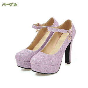 パンプス 痛くない ラウンドトゥ 厚底パンプス プラットフォーム 太ヒール おしゃれ エレガント 大人 カジュアル クッション キャバ パンプス ロリータ 靴 ハイヒール ウェディングシューズ