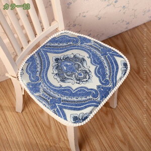 2枚/4枚セット 椅子用 座布団 クッション ひも付き 馬蹄形 低反発 椅子用 滑り止め付き 椅子 床 畳 ダイニングチェア テーブルシートクッション 食卓椅子の座布団 事務椅子クッション チェア