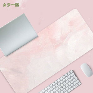 水彩柄 デスクマット 北欧風 マウス対応でき キーボードマット 仕事 拭ける ゴム底 ゲーミングマウスパッド 超大判 防水 超薄 机の表面の保護 テーブルマット 耐油性 PC机マット 自宅用 多機