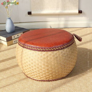 手作り 座布団 クッション 蒲草 座布団 おしりが痛くならない チェアパッド 円形 クッション 体圧分散 座布団 おしゃれ 四季通用 オフィス 家を装飾する 在宅勤務 椅子用 フロアクッション