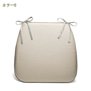 シートクッション 椅子 座布団 チェア用 クッション ひも付き 食卓椅子用クッション ダイニング 北欧 低反発 可愛い 座面クッション 洗える 滑り止め チェアパッド お尻が痛くならない キッ