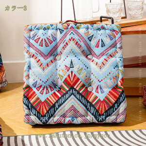 座布団 クッション 北欧 おしゃれ 大きい スクエア シートクッション 厚め 座ぶとん クッション 分厚い フロアクッション チェアパッド 洗える 滑り止め 四角型 和座布団 ソファー用 四季通