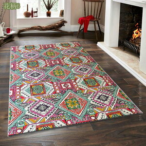 ペルシャ絨毯風 カーペット おしゃれ ペルシャ柄 洗える ラグ 北欧風 花柄 ペルシャ アンティーク調 レトロ柄 ブルー レッド 2畳 3畳 マット ラグ クラシック デスクカーペット デスク下ラグ