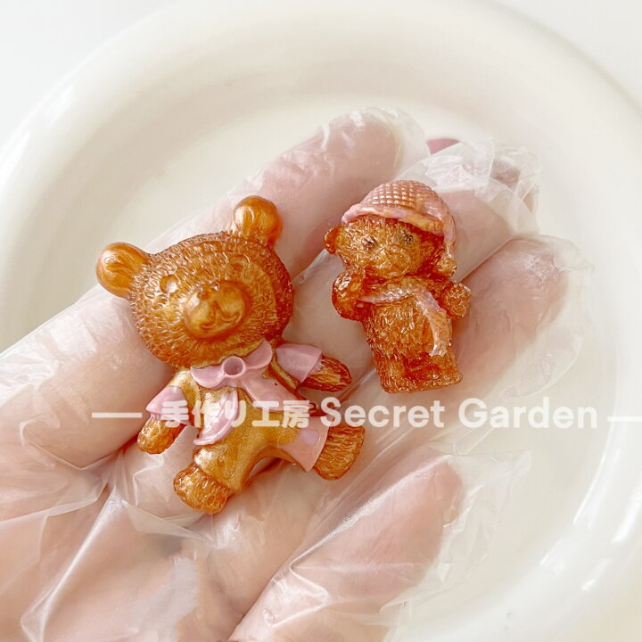 楽天市場】【シリコンモールド】7種のくま ベア くまちゃん かわいい 