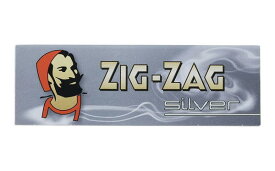 ZIG-ZAG ジグザグ 手巻きタバコ ペーパー シルバー シングル 手巻きタバコ用 巻紙 69mm 50枚入 zigzag 手巻きたばこ