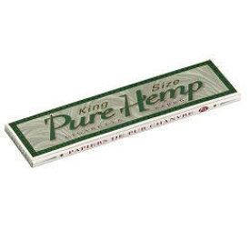 Pure Hemp ピュアヘンプ 手巻きタバコ 巻紙33枚入 110mm ペーパー 手巻きたばこ キングサイズ