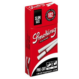 Smoking スモーキング Pre Cut Filter Tip 手巻きタバコ用 無香料 102本 手巻きタバコ プレカット スリム フィルター 手巻きたばこ