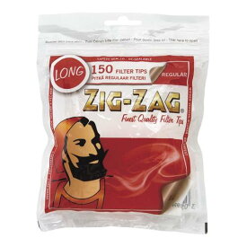 ZIG-ZAG 手巻きタバコ用 ロング レギュラー 手巻きたばこ 手巻きタバコ フィルター 7.5mm×22mm 約150個入 ジグザグ zigzag 78869