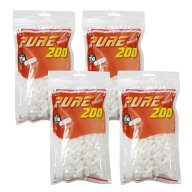 4個セット　PURE ピュア 手巻きタバコ レギュラー フィルター 手巻きタバコ用 200個入 直径7.8mm 長さ18m…
