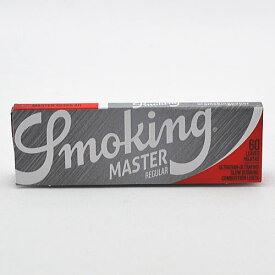 Smoking スモーキング 手巻きタバコ用 巻紙60枚入 手巻きタバコ No.8 master Smoking・Silver マスター 手巻きたばこ シングルペーパー 70mm