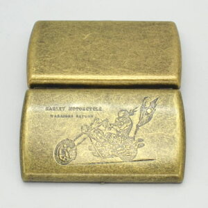 モーター バイク アンティーク古美 シガレットケース 85mm 12本