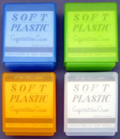 単色販売　プラスチック ニュー シガレットケース カラー　ソフトシガレットケース　ソフトCケース
