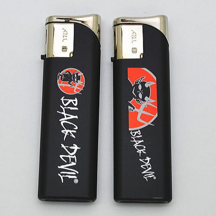 楽天市場】BLACK DEVIL（ブラックデビル） 使い捨て 電子ガスライター 