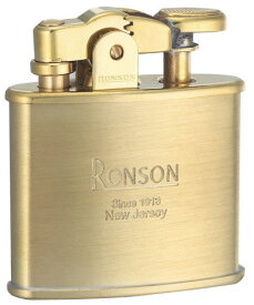 RONSON R02-1027 ロンソン オイルライター スタンダード 真鍮ブラス ロゴ入