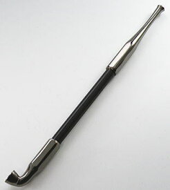 職人技キセル 手造り煙管 六角和幸 煙管 黒ニッケル 20cm　フカシロ　16900019