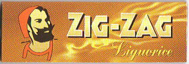 【ZIG-ZAG】ジグザグ 手巻きタバコ ペーパー リコリス 手巻きタバコ用 巻紙 シングルサイズ 69mm 50枚入 手巻きたばこ zigzag