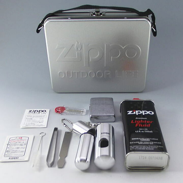 楽天市場】数量限定 ZIPPO アウトドアーキット レギュラージッポー 