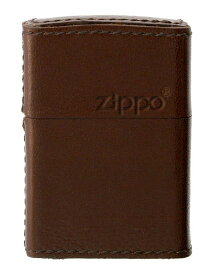 フカシロ　アニマルレザー　牛革　5面巻き　ZIPPO　ROGO柄型押し　ブラウン　zippo　ジッポー　1201S508